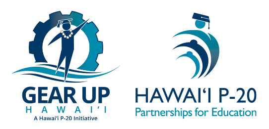 Gear Up and Hawai‘i P-20 logos